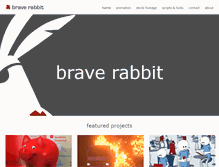 Tablet Screenshot of braverabbit.com